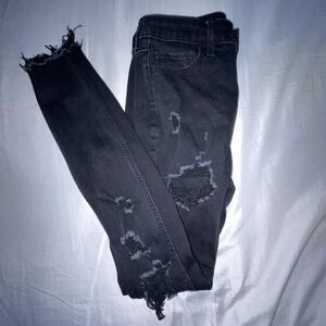 Ripped Black Hollister Jeans